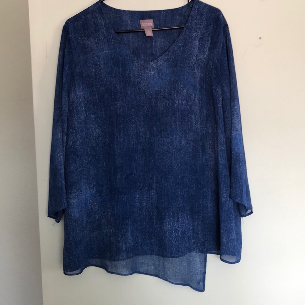 Chico’s lightweight chiffon like blouse